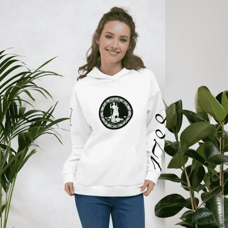 White 1788 Virginia Hoodie