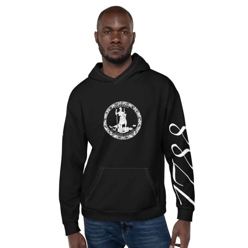 Black 1788 Virginia Hoodie