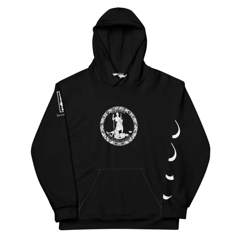 Black 1788 Virginia Hoodie