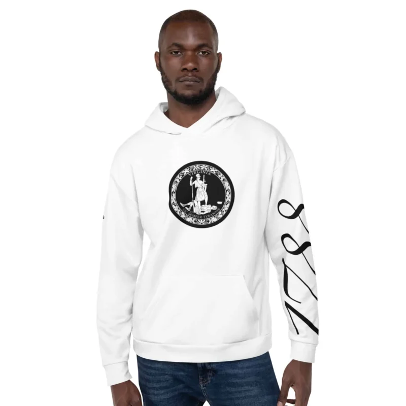 White 1788 Virginia Hoodie