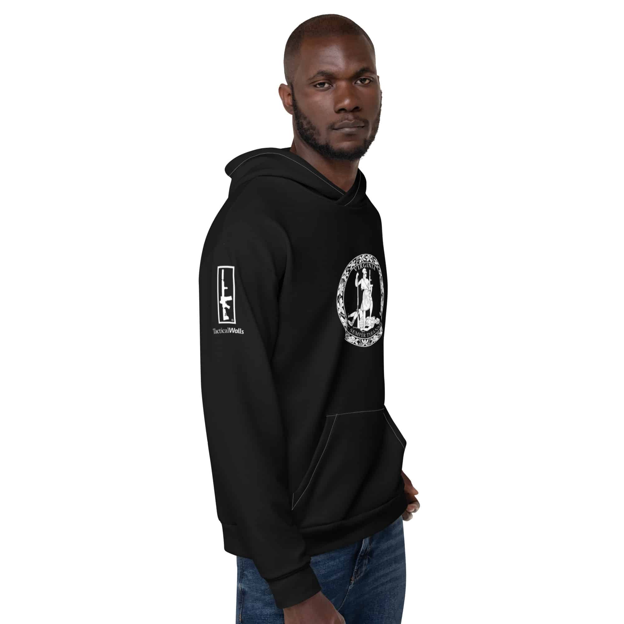 Black 1788 Virginia Hoodie | Tactical Walls