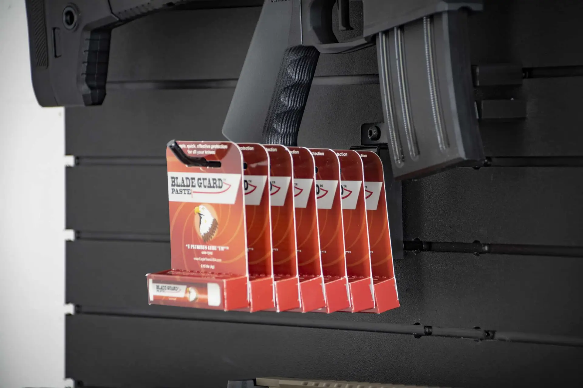 1/4 inch thick hook supporting packaged accessories