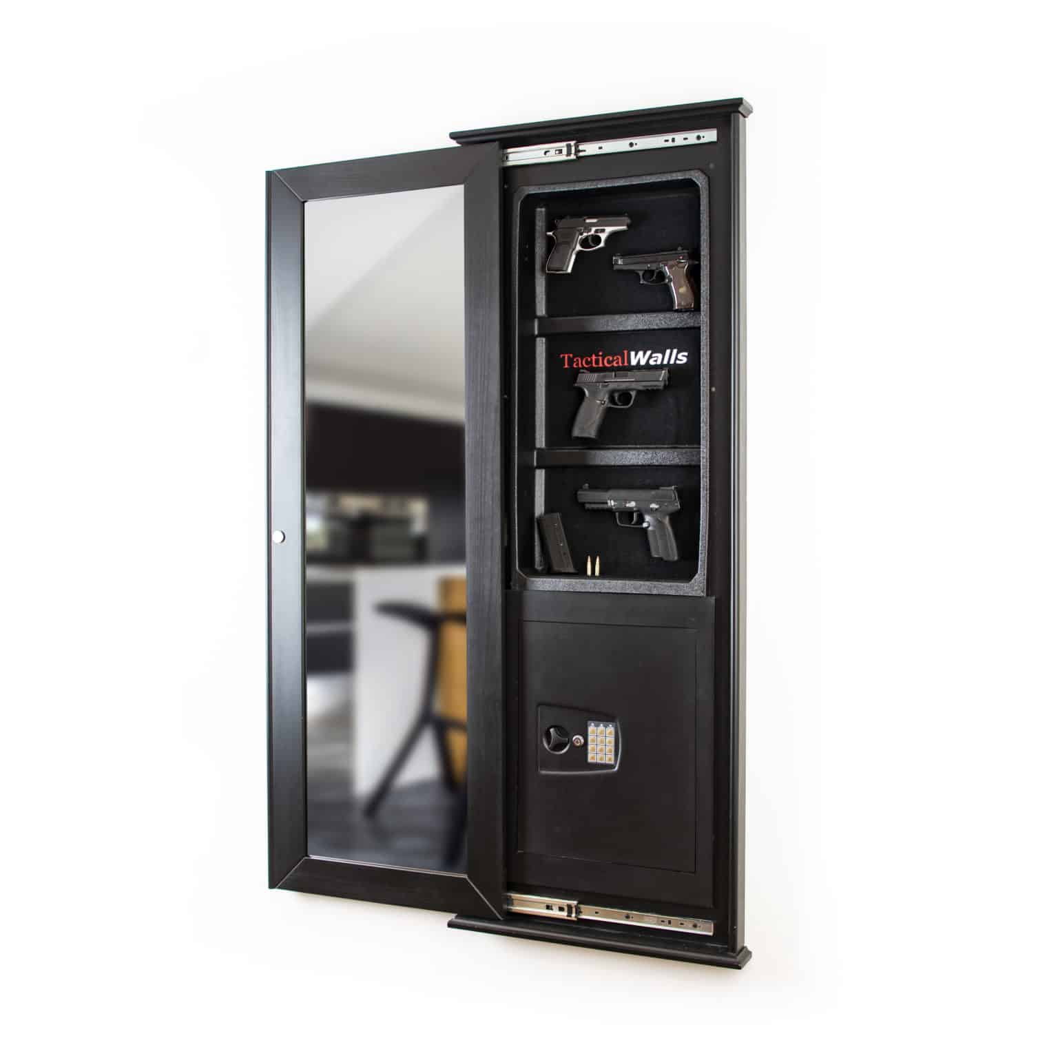 1450 Concealment Mirror Firearm Storage Tactical Walls