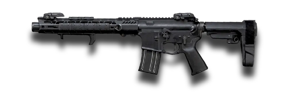ModWall AR-15 Hanger with Rifle