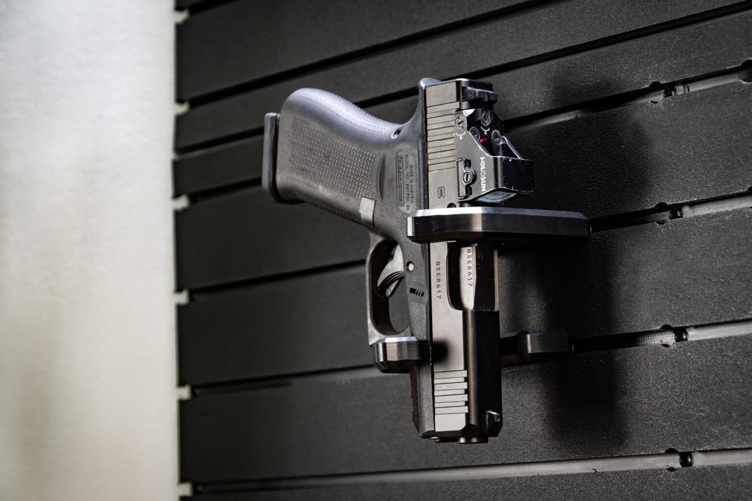 Wall Mounted Pistol Holder ModWall Handgun Display Rack Tactical Walls