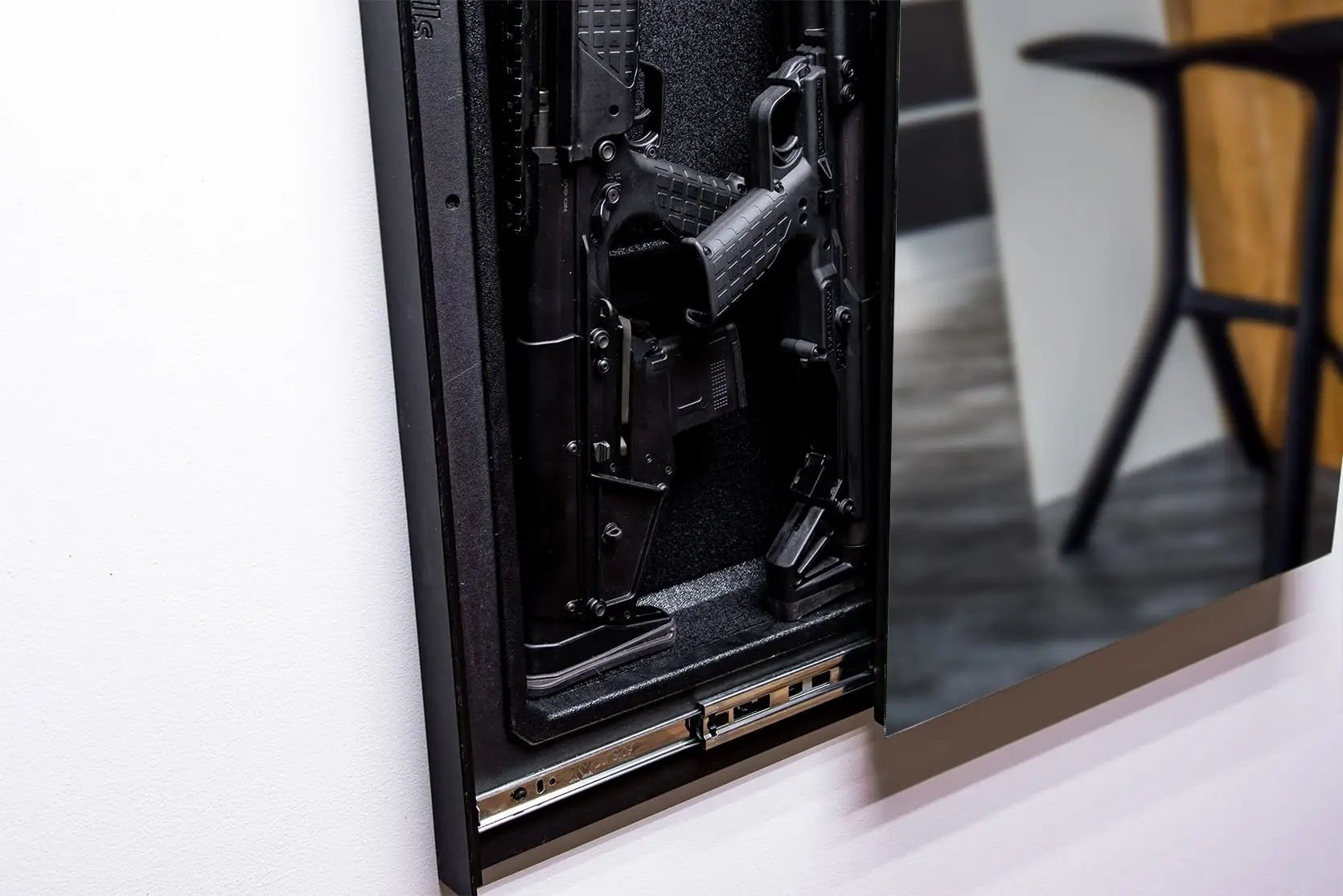 1440 Frameless Concealment Mirror Hidden Furniture