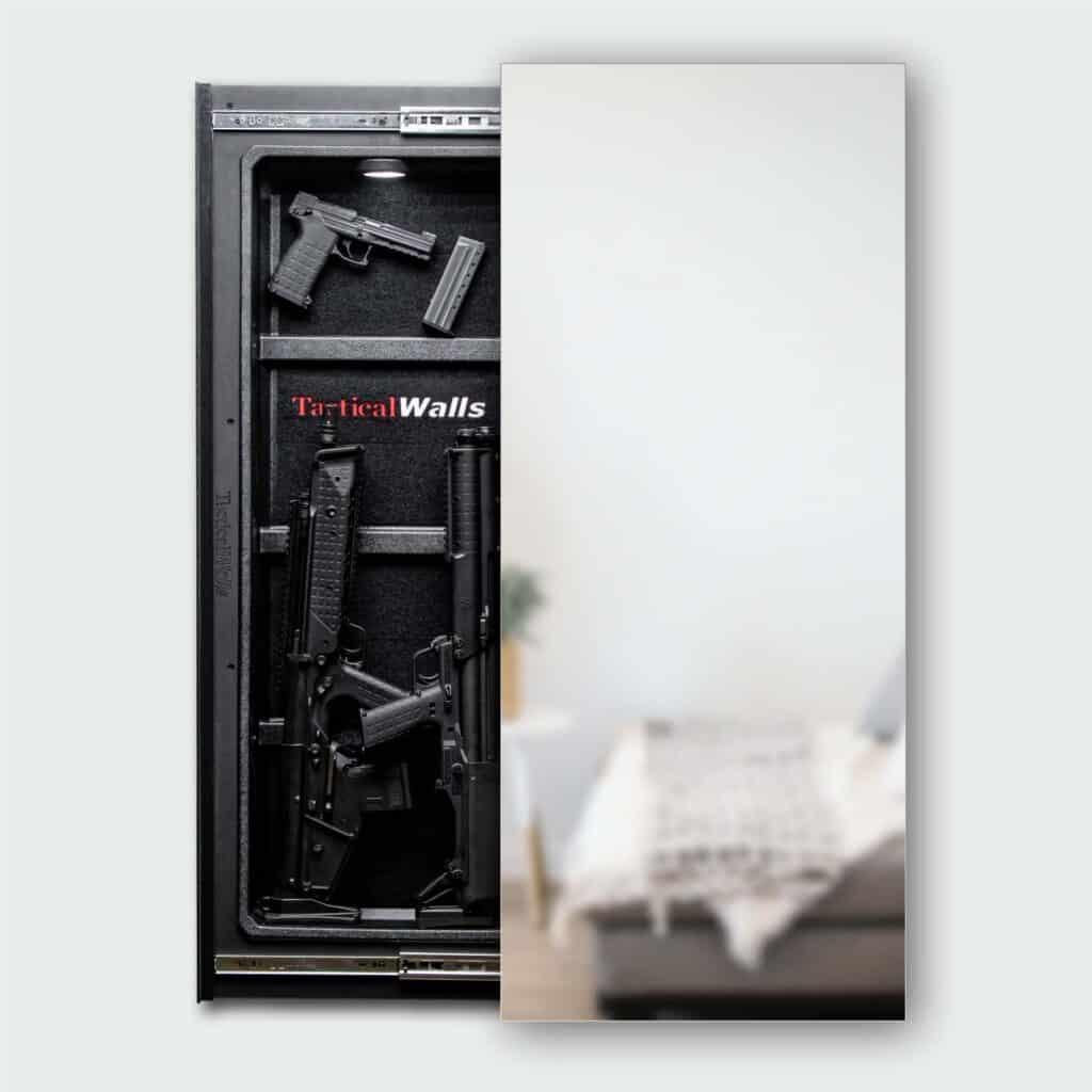 Hidden Gun Mirror Storage Gun Concealment Tactical Mirror Tactical