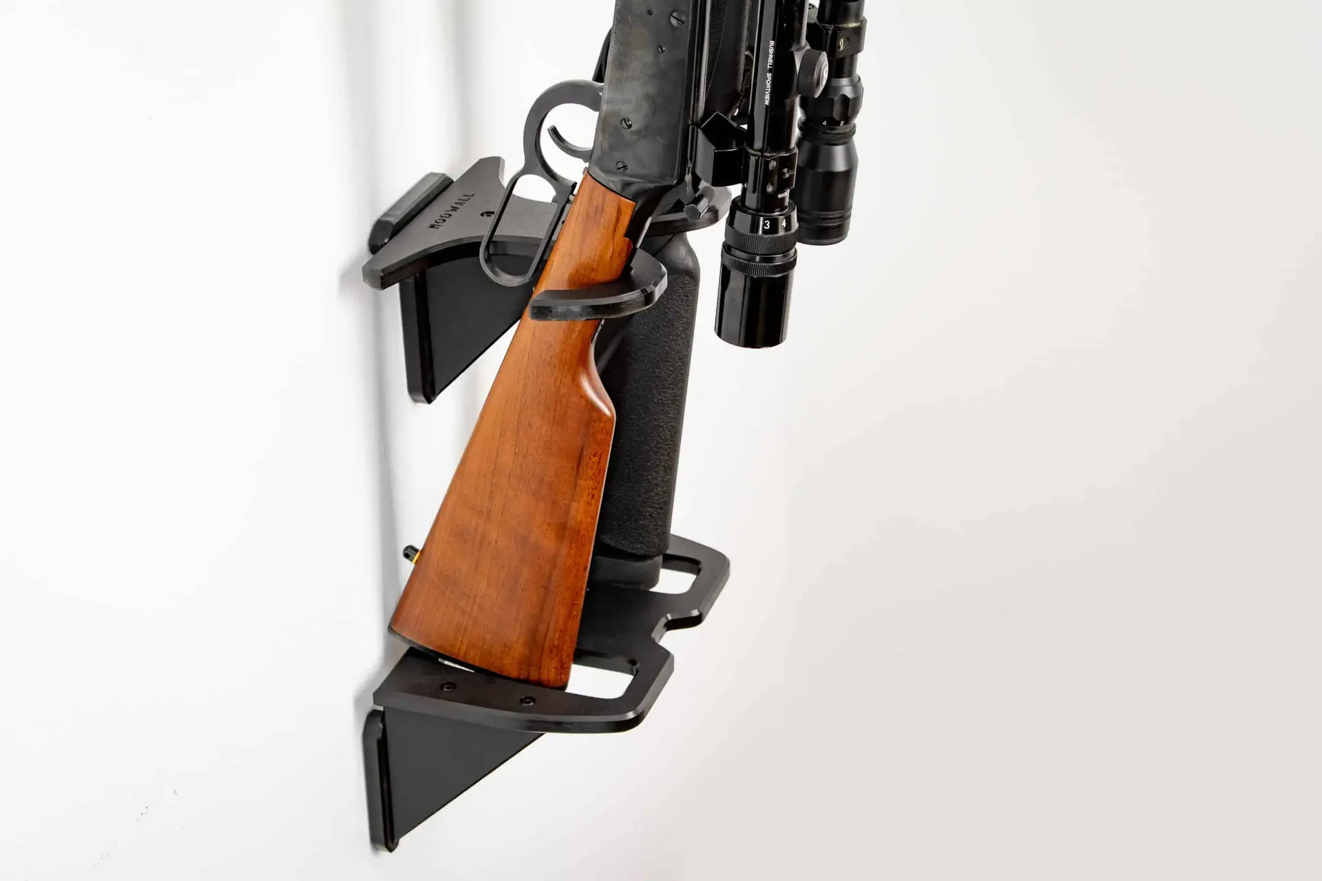 ModWall Vertical Dual Rifle Rack Direct to Wall Rifle Rack