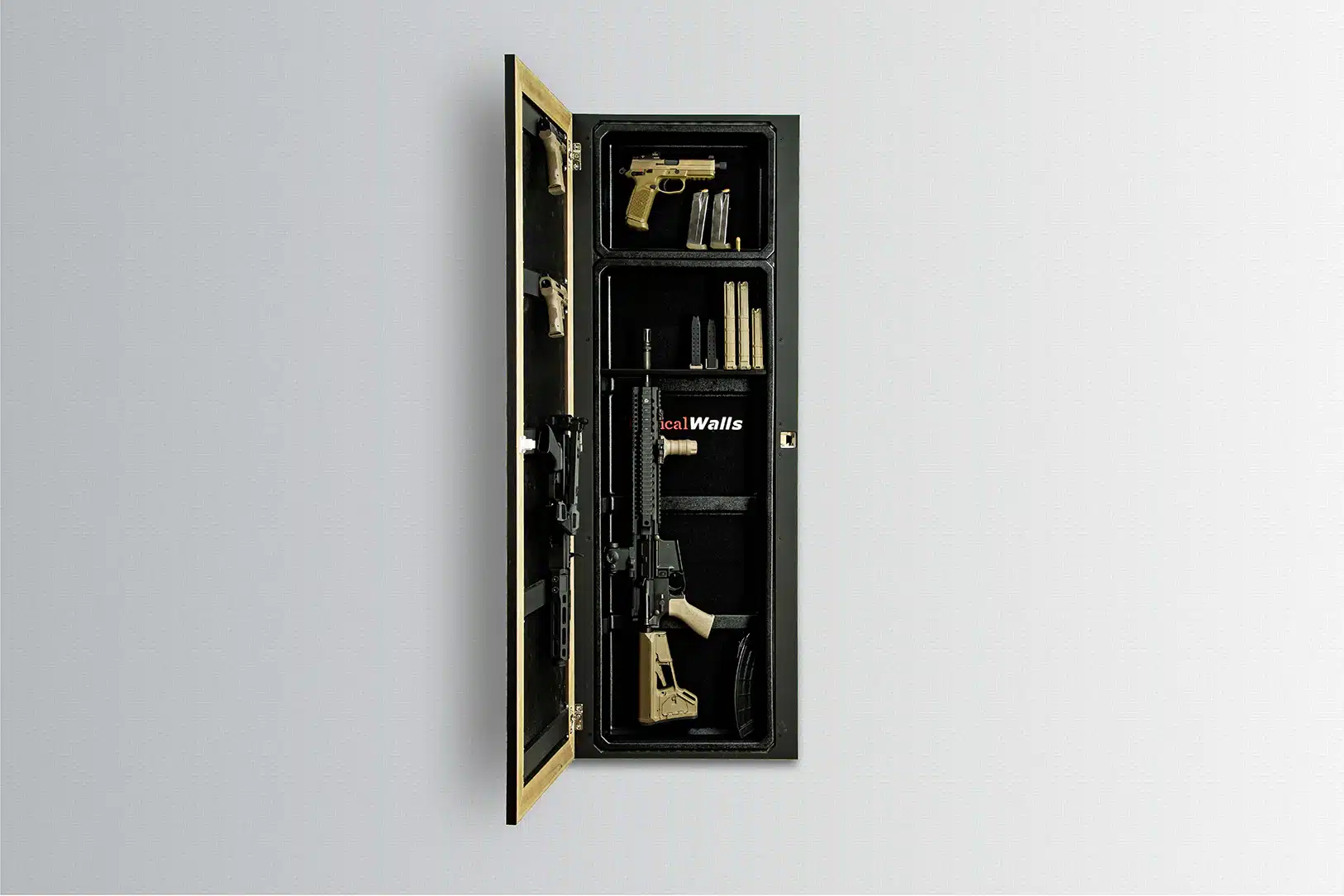1450 Framed Concealment Mirror Tactical Hidden Gun Storage Mirror Furniture