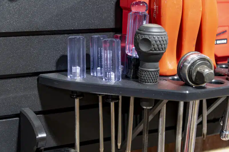 simple system of tool and instrument racks
