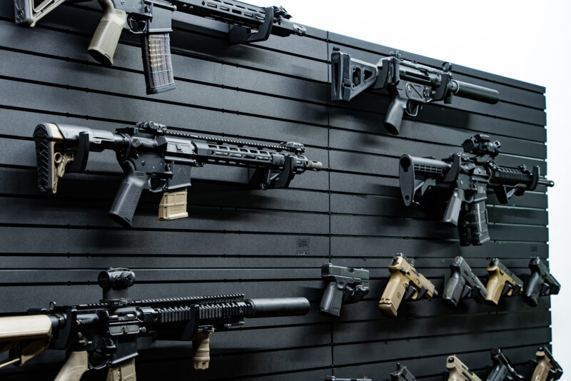 firearm gun rifle display