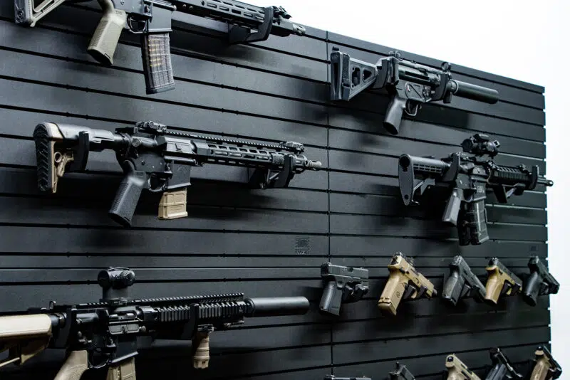 firearm gun rifle display