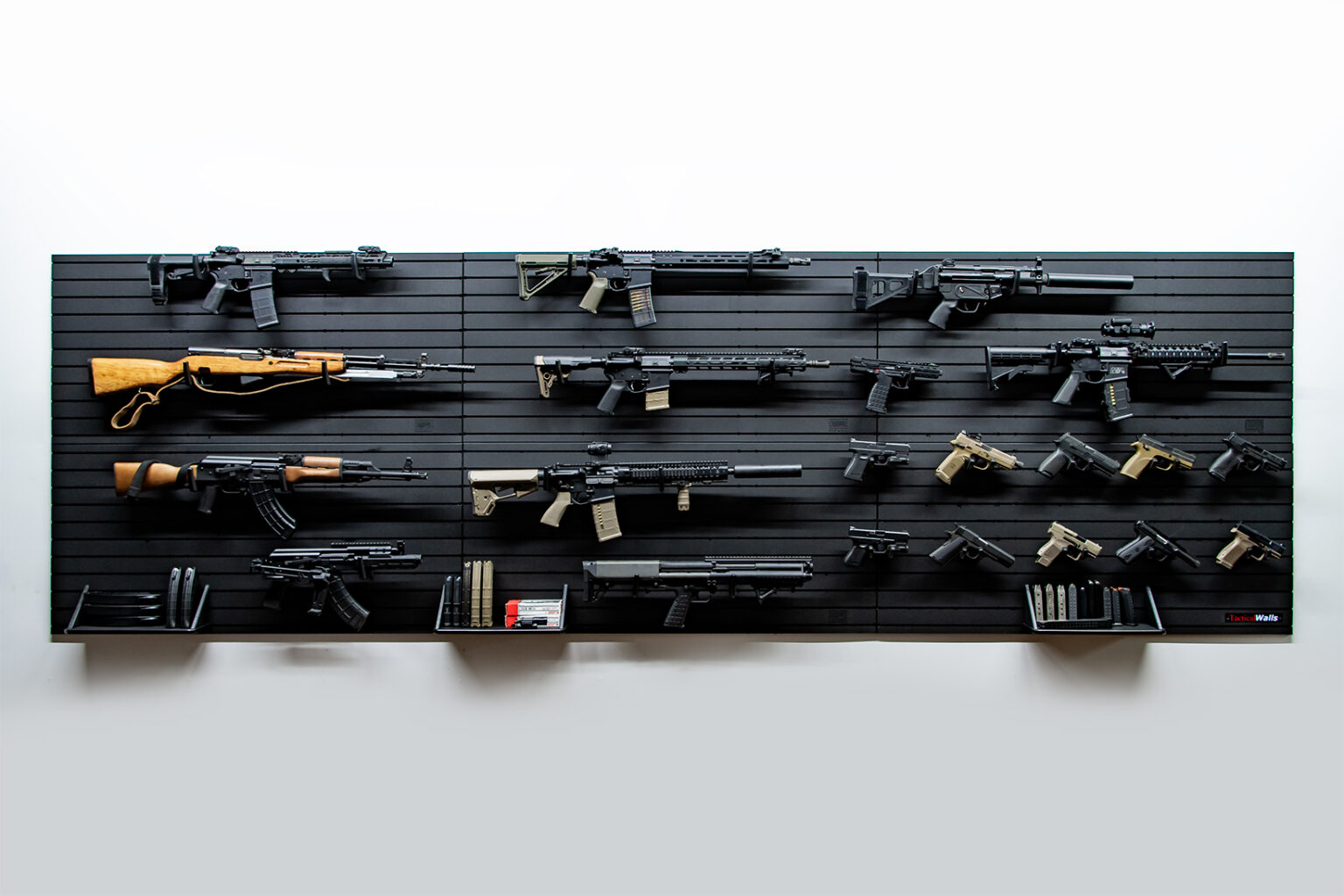 modwall display store 21 gun wall