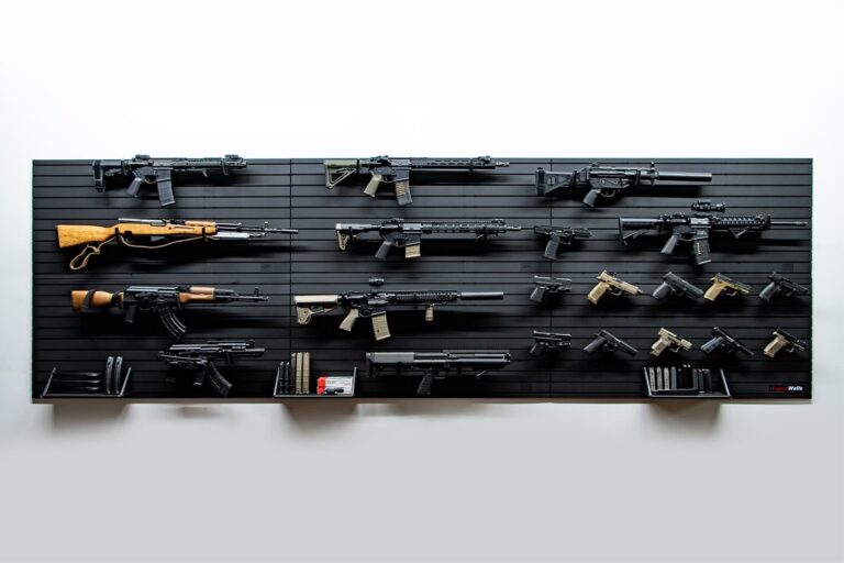 Weapon Wall Rack Empty Gun Wall Storage | Gun Rack for Wall Ideas | Gun Wall Bundle