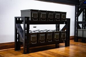 Ammo Rack Storage | Durable Shelves for Ammo Cans