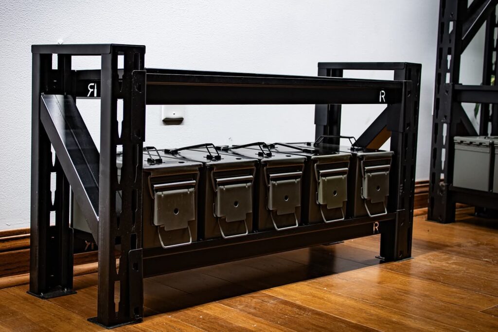 Ammo Rack Storage | Durable Shelves for Ammo Cans