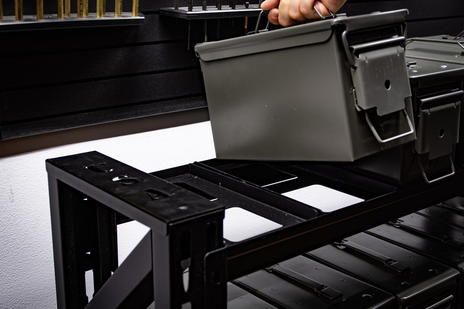 Ammo Rack Storage | Durable Shelves for Ammo Cans