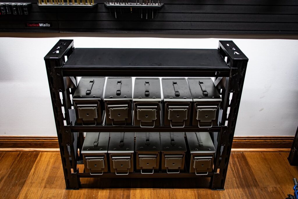 Cartridge Racks Ammo Rack Storage | Durable Shelves for Ammo Cans