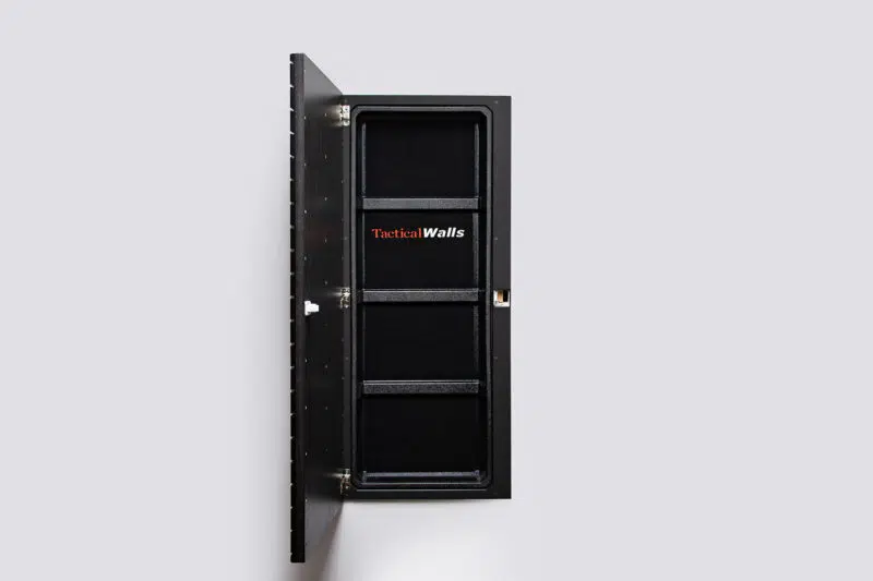 in wall storage compartment