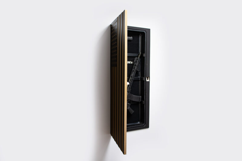 In-wall storage unit