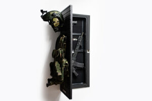 in wall storage compartment