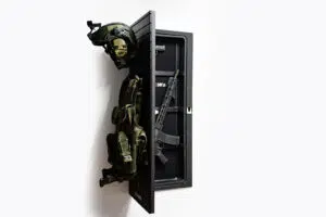 in wall storage compartment