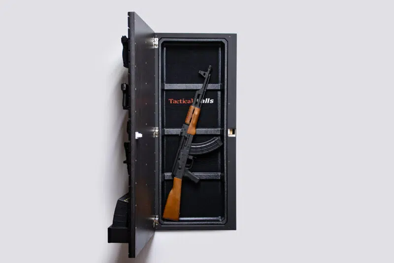 in wall storage compartment