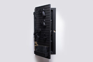 in wall storage compartment