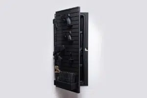 in wall storage compartment