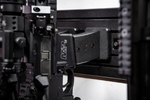 vertical rifle hanger