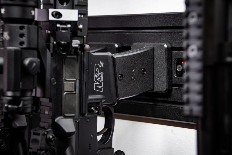 vertical rifle hanger