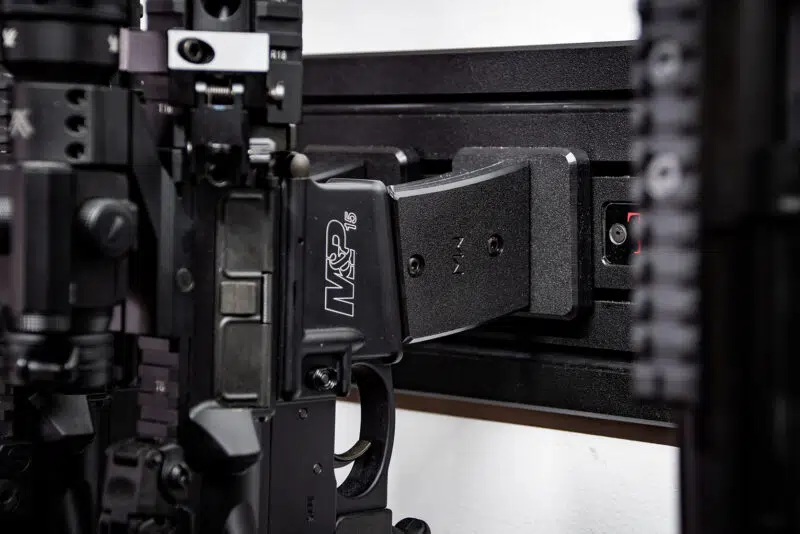 vertical rifle hanger