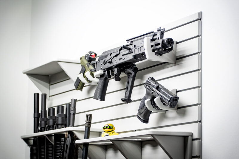 Grey Horizontal Rack