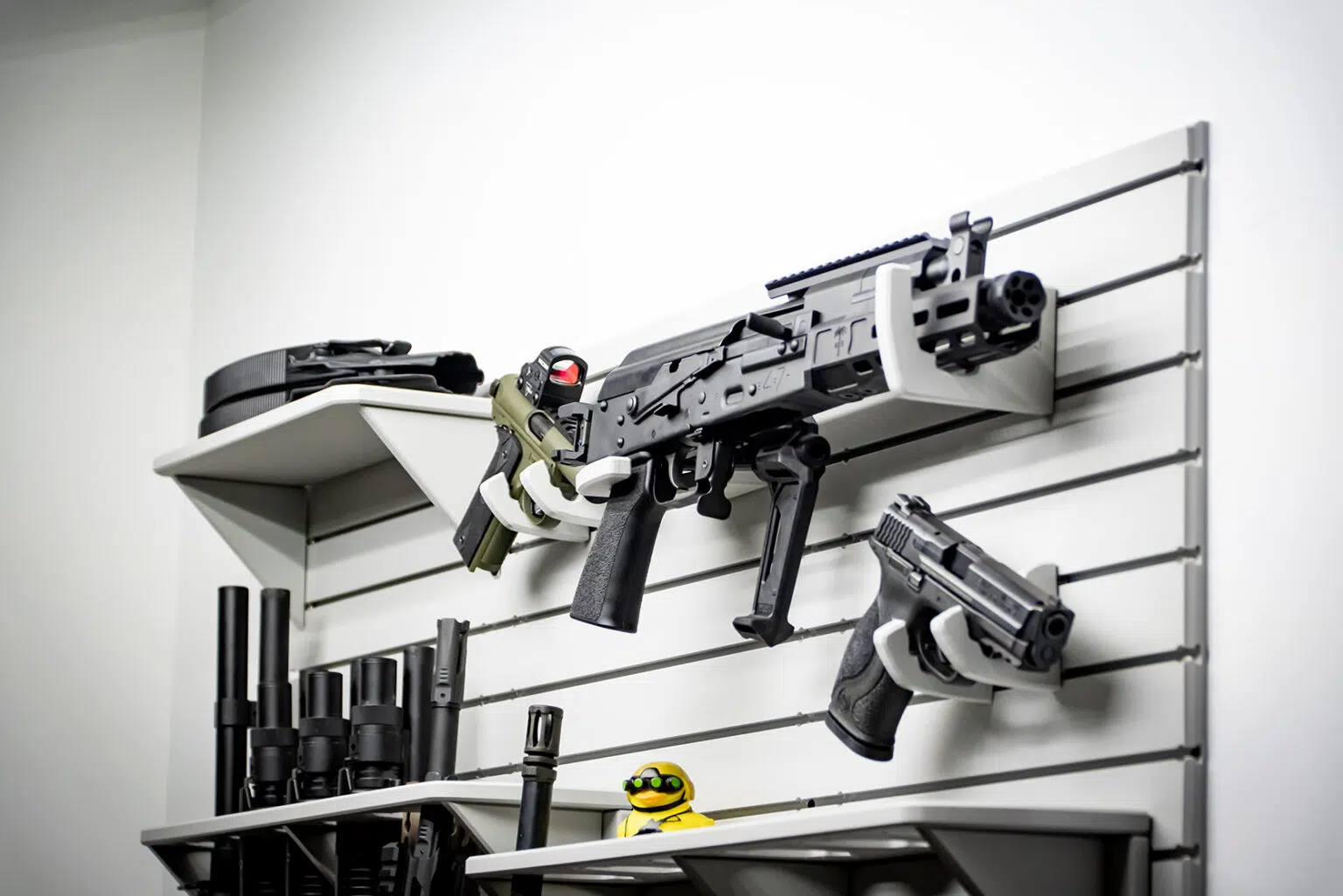 ModWall Grey Horizontal Rack Grey Horizontal Rack