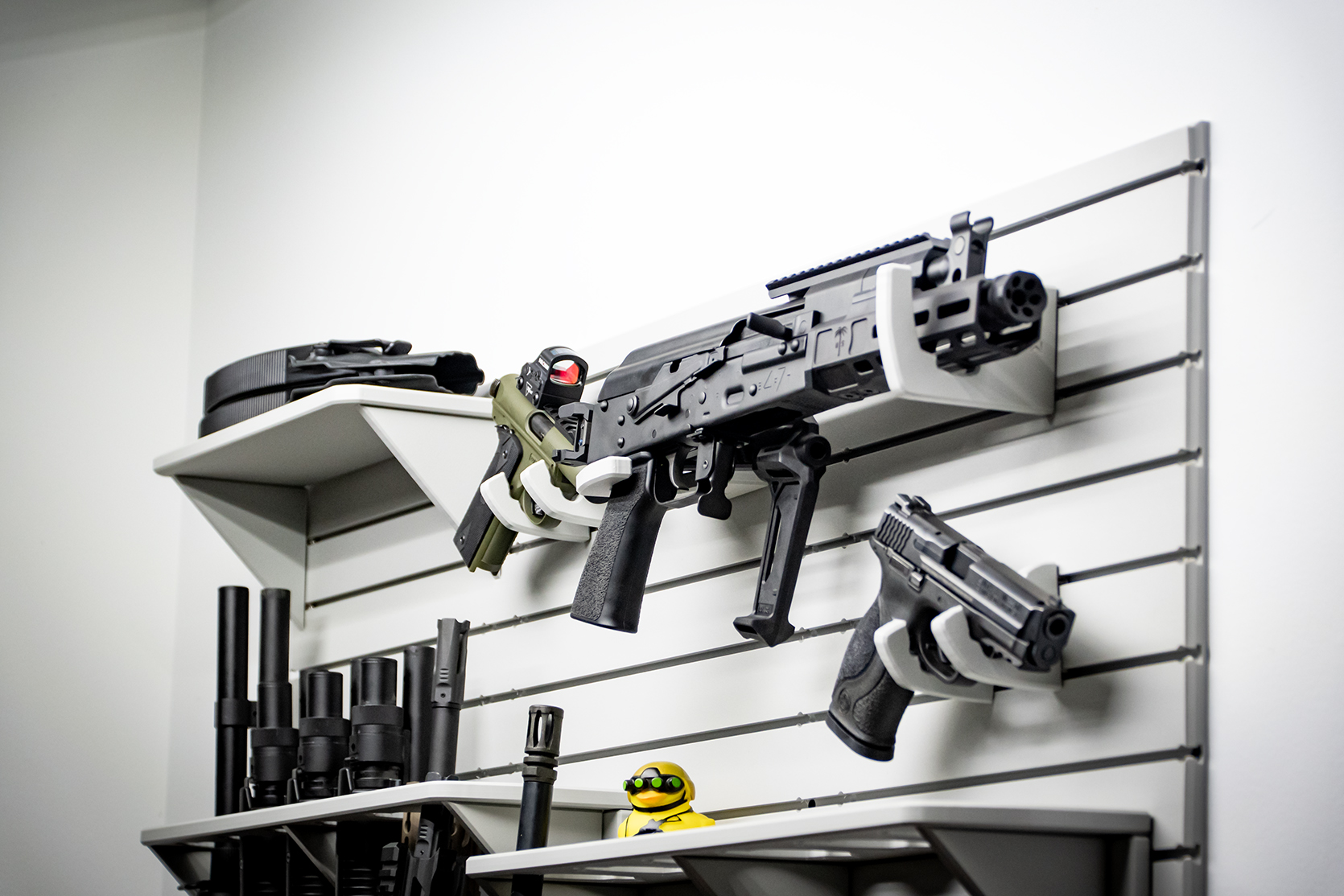 ModWall Grey Horizontal Rack Grey Horizontal Rack