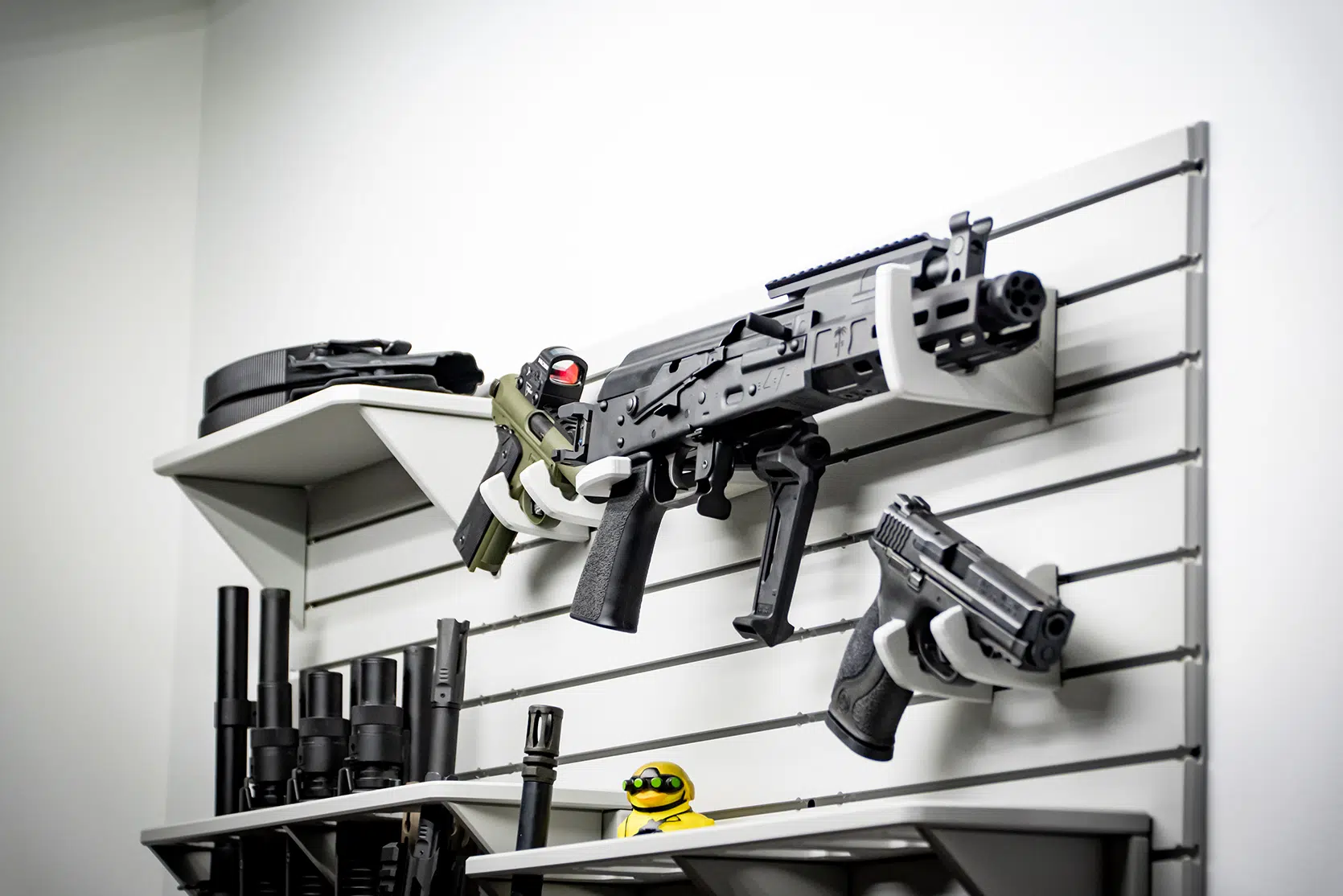 Grey Horizontal Rack