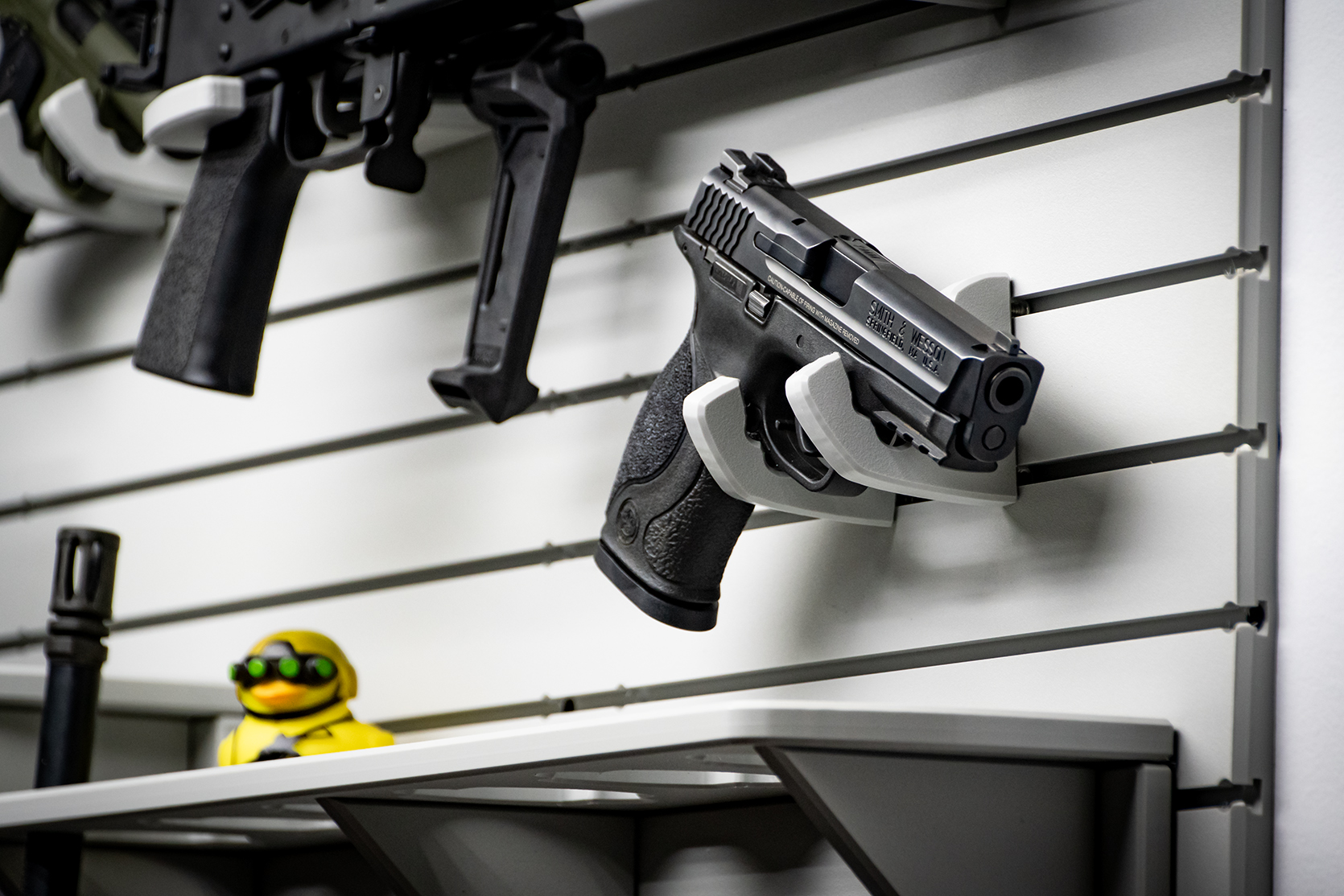 ModWall Grey Handgun Rack Grey Handgun Rack