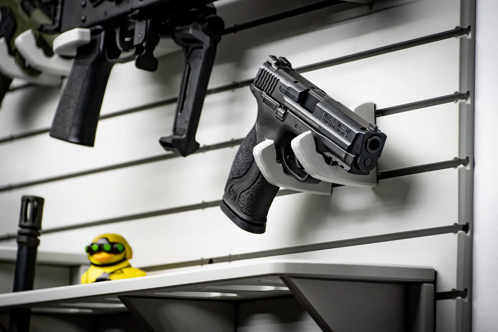 ModWall Grey Handgun Rack Grey Handgun Rack