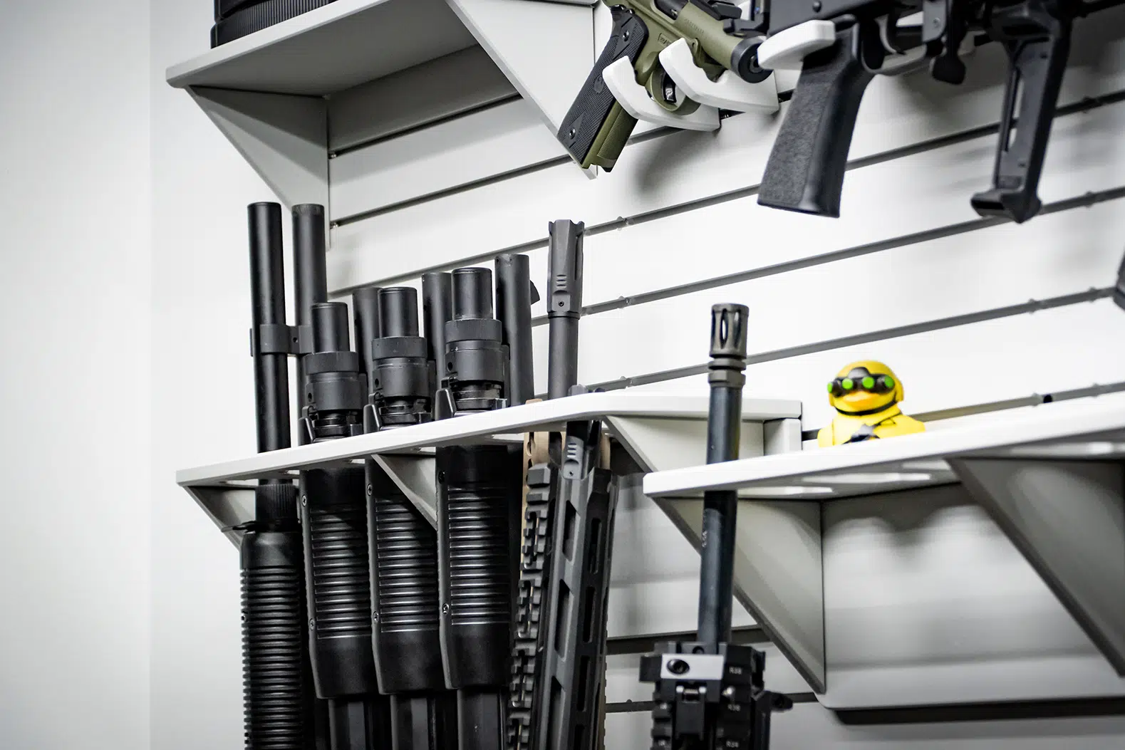 ModWall Grey Vertical Six Rifle Rack Grey Vertical Six Rifle Rack