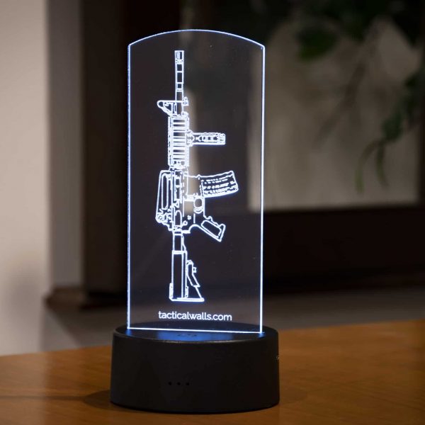 Tactical Walls Gun Light Up Plaque