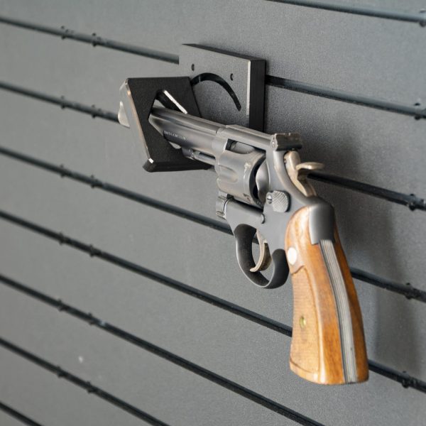 ModWall Revolver Hanger with Firearm
